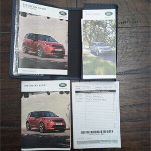 2020 Land Rover Discovery Sport Owner's Manual Set with Case OEM Factory Guide